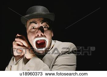 Stock Photo - a frightened man. 
fotosearch - search 
stock photos, 
pictures, images, 
and photo clipart