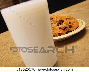 Stock Photography - milk and cookies. 
fotosearch - search 
stock photos, 
pictures, images, 
and photo clipart