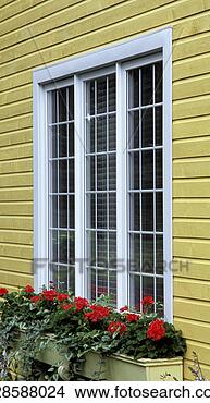 Stock Photo - window exterior 
and window box. 
fotosearch - search 
stock photos, 
pictures, images, 
and photo clipart