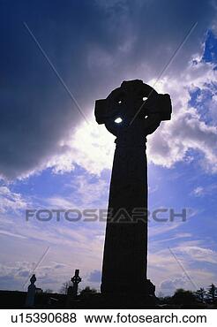 Stock Photo - an ancient 11th 
century celtic 
cross, drumcliffe 
church. fotosearch 
- search stock 
photos, pictures, 
images, and photo 
clipart