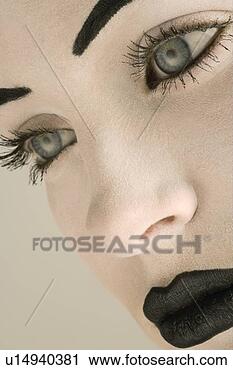 Stock Photography - closeup of a woman's 
face. fotosearch 
- search stock 
photos, pictures, 
images, and photo 
clipart