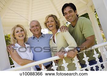 Stock Photo - two generations 
in park. fotosearch 
- search stock 
photos, pictures, 
images, and photo 
clipart