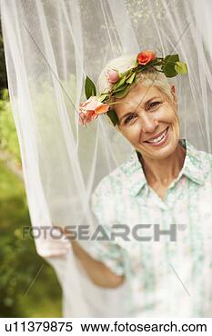 Stock Image - portrait of a 
senior woman smiling. 
fotosearch - search 
stock photos, 
pictures, images, 
and photo clipart