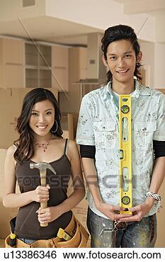 Stock Photo - two people smiling, 
portrait. fotosearch 
- search stock 
photos, pictures, 
images, and photo 
clipart