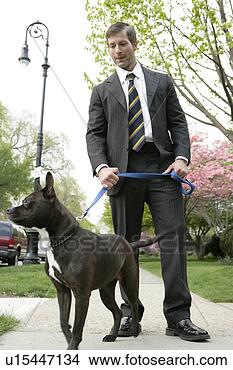 Stock Photo - business man with 
dog. fotosearch 
- search stock 
photos, pictures, 
images, and photo 
clipart