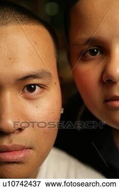 Picture - two boys, portrait, 
close-up. fotosearch 
- search stock 
photos, pictures, 
images, and photo 
clipart