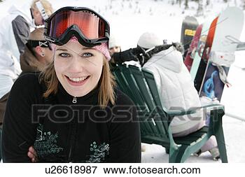 Picture - group of people 
behind woman looking 
at camera. fotosearch 
- search stock 
photos, pictures, 
images, and photo 
clipart