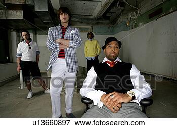 Picture - four young men. 
fotosearch - search 
stock photos, 
pictures, images, 
and photo clipart