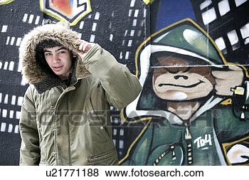 Stock Photo - view of a man 
imitating a cartoon. 
fotosearch - search 
stock photos, 
pictures, images, 
and photo clipart