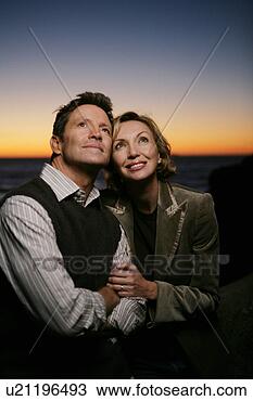 Stock Photo - mature couple 
star gazing. fotosearch 
- search stock 
photos, pictures, 
images, and photo 
clipart