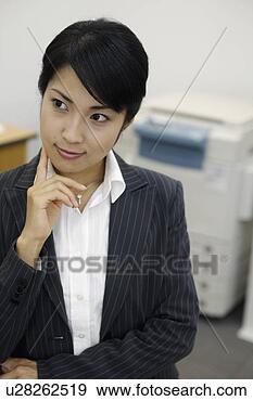 Stock Photograph - the attention 
of professional 
woman riveted 
at something. 
fotosearch - search 
stock photos, 
pictures, images, 
and photo clipart