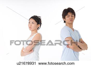 Stock Photography - young couple facing 
to relationship 
difficulties. 
fotosearch - search 
stock photos, 
pictures, images, 
and photo clipart