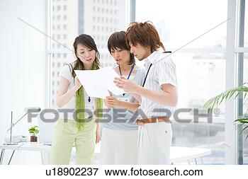 Picture - three people talking. 
fotosearch - search 
stock photos, 
pictures, images, 
and photo clipart