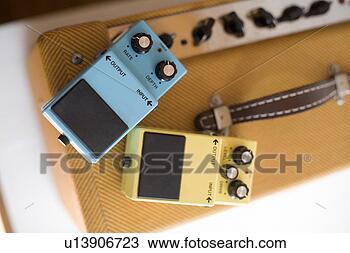 Stock Photo - amplifier and 
guitar effects 
pedals. fotosearch 
- search stock 
photos, pictures, 
images, and photo 
clipart