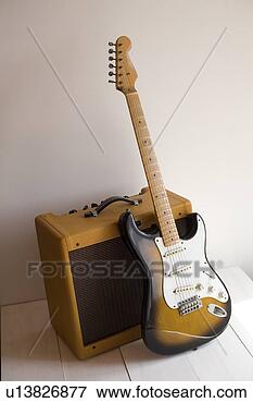 Picture - electric guitar 
and amplifier. 
fotosearch - search 
stock photos, 
pictures, images, 
and photo clipart
