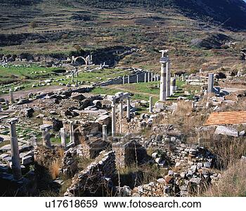 Stock Photograph - archaeological 
sites in ephesos, 
turkey. fotosearch 
- search stock 
photos, pictures, 
images, and photo 
clipart