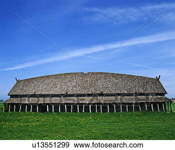 Stock Photograph - fortress of vikings 
in trelleborg, 
denmark. fotosearch 
- search stock 
photos, pictures, 
images, and photo 
clipart
