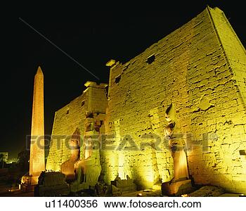 Stock Photo - illuminated karnak 
palace in luxor, 
egypt. fotosearch 
- search stock 
photos, pictures, 
images, and photo 
clipart