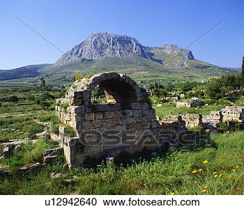 Stock Photography - old ruins in corinth, 
greece. fotosearch 
- search stock 
photos, pictures, 
images, and photo 
clipart