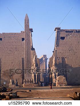 Stock Photography - old ruins of luxor 
palace in egypt. 
fotosearch - search 
stock photos, 
pictures, images, 
and photo clipart