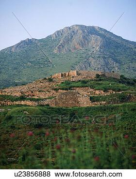 Stock Photo - old ruins in mycenae, 
greece. fotosearch 
- search stock 
photos, pictures, 
images, and photo 
clipart