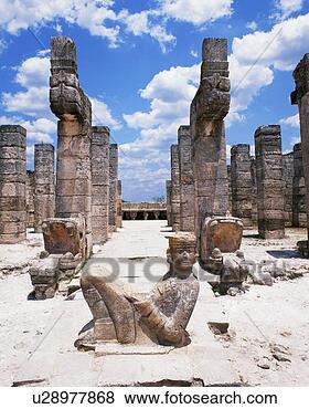 Stock Photo - old ruins in pre-hispanic 
city of chichen-itza 
in mexico. fotosearch 
- search stock 
photos, pictures, 
images, and photo 
clipart