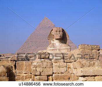 Stock Photo - pyramid and great 
sphinx in giza, 
egypt. fotosearch 
- search stock 
photos, pictures, 
images, and photo 
clipart
