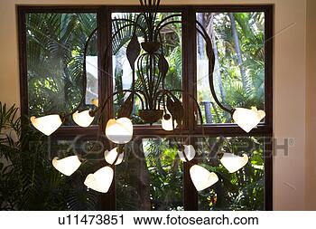 Stock Photography - metal chandelier 
with many lamps. 
fotosearch - search 
stock photos, 
pictures, images, 
and photo clipart