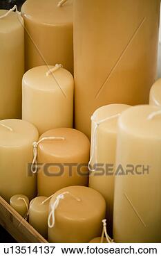 Picture - tray of pillar 
candles. fotosearch 
- search stock 
photos, pictures, 
images, and photo 
clipart
