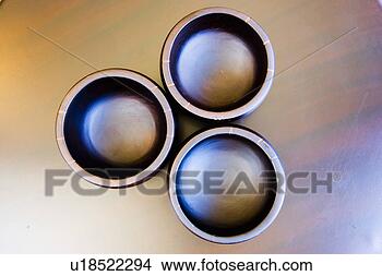 Stock Photo - view from above 
of wooden cups. 
fotosearch - search 
stock photos, 
pictures, images, 
and photo clipart