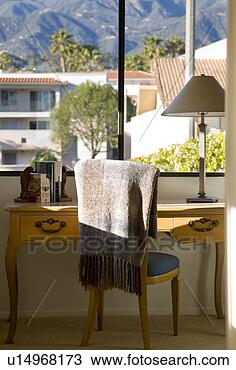 Stock Photo - chair at wood 
desk. fotosearch 
- search stock 
photos, pictures, 
images, and photo 
clipart