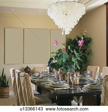 Stock Photo - contemporary dining 
room in coastal 
home. fotosearch 
- search stock 
photos, pictures, 
images, and photo 
clipart