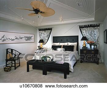 Stock Photo - contemporary master 
bedroom in coastal 
home. fotosearch 
- search stock 
photos, pictures, 
images, and photo 
clipart