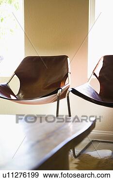 Stock Photograph - contemporary leather 
chairs. fotosearch 
- search stock 
photos, pictures, 
images, and photo 
clipart