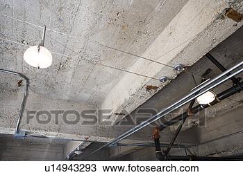 Stock Photo - industrial ceiling 
with track lights. 
fotosearch - search 
stock photos, 
pictures, images, 
and photo clipart