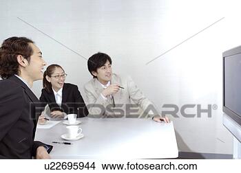 Stock Photo - office workers 
during conference. 
fotosearch - search 
stock photos, 
pictures, images, 
and photo clipart