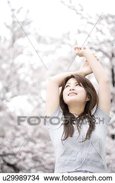 Stock Photo - cherry tree and 
woman. fotosearch 
- search stock 
photos, pictures, 
images, and photo 
clipart