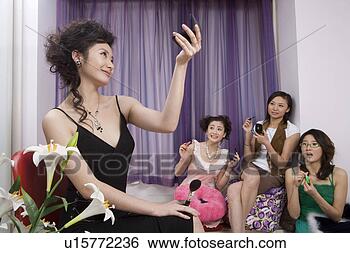 Stock Photo - four making up 
young woman. fotosearch 
- search stock 
photos, pictures, 
images, and photo 
clipart