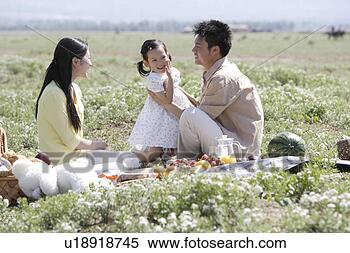 Stock Image - family having 
picnic on grass 
on lawn. fotosearch 
- search stock 
photos, pictures, 
images, and photo 
clipart