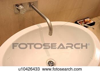 Stock Photo - bathroom sink. 
fotosearch - search 
stock photos, 
pictures, images, 
and photo clipart