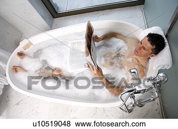 Stock Photo - man relaxing in 
bathtub with bubbles. 
fotosearch - search 
stock photos, 
pictures, images, 
and photo clipart