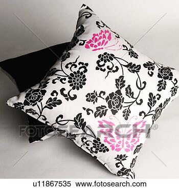 Stock Image - high angle view 
of two cushions. 
fotosearch - search 
stock photos, 
pictures, images, 
and photo clipart