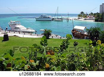 Stock Photo - bay in cancun. 
fotosearch - search 
stock photos, 
pictures, images, 
and photo clipart