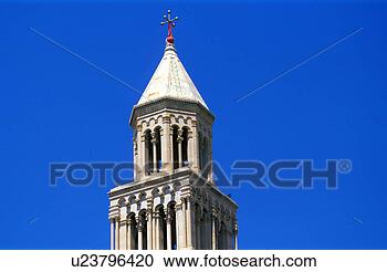 Stock Photography - bell tower saint 
dominus split. 
fotosearch - search 
stock photos, 
pictures, images, 
and photo clipart