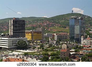 Stock Photo - sarajevo cityscape. 
fotosearch - search 
stock photos, 
pictures, images, 
and photo clipart