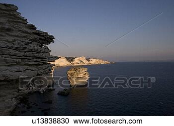 Stock Photography - sun set on the 
cliffs near bonifacio, 
corsica. fotosearch 
- search stock 
photos, pictures, 
images, and photo 
clipart