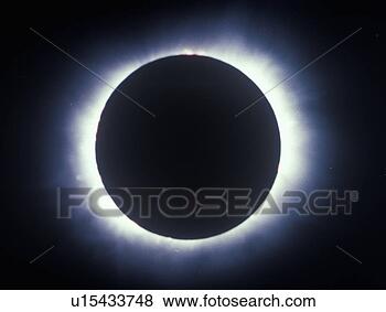 Stock Photo - a total solar 
eclipse with corona. 
fotosearch - search 
stock photos, 
pictures, images, 
and photo clipart