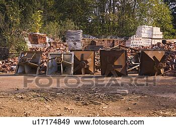 Stock Photograph - abandoned brick 
yard in woods. 
fotosearch - search 
stock photos, 
pictures, images, 
and photo clipart