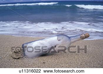 Stock Photo - message in a bottle. 
fotosearch - search 
stock photos, 
pictures, images, 
and photo clipart