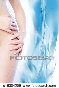 Stock Photo - abstract blue 
waved forms and 
woman naked body. 
fotosearch - search 
stock photos, 
pictures, images, 
and photo clipart